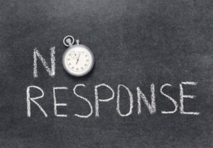 No Response Is a Response 