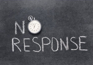 no response is a response